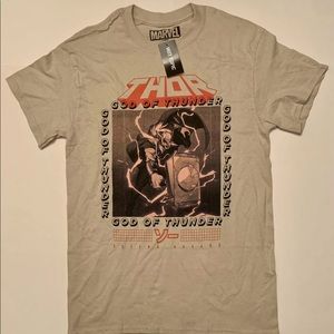 Marvel Avengers Asgard Thor Japanese Kanji Shirt!